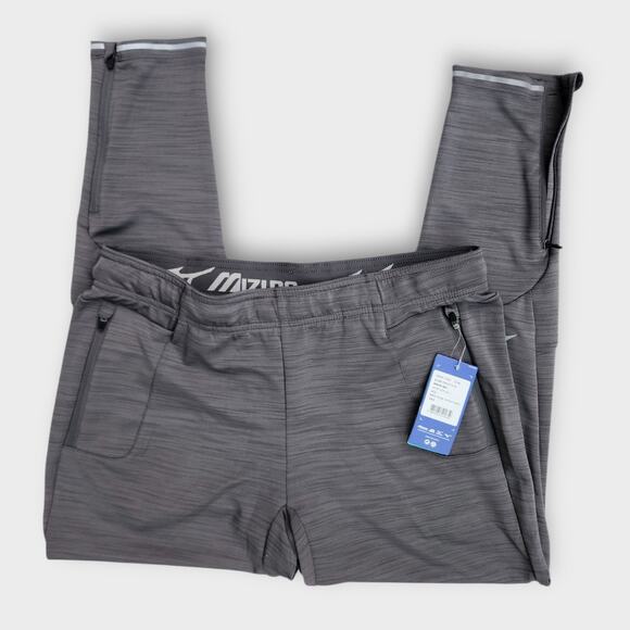 Mizuno Infinity Jogger Women's L Gray Zippered Ankle Athletic Elastic Waist NWT - Picture 3 of 8